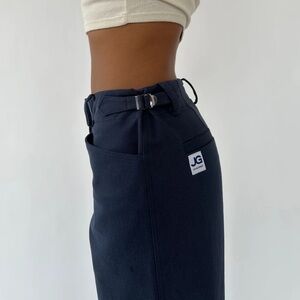 JIN GIORGIO Navy Utility Pants
